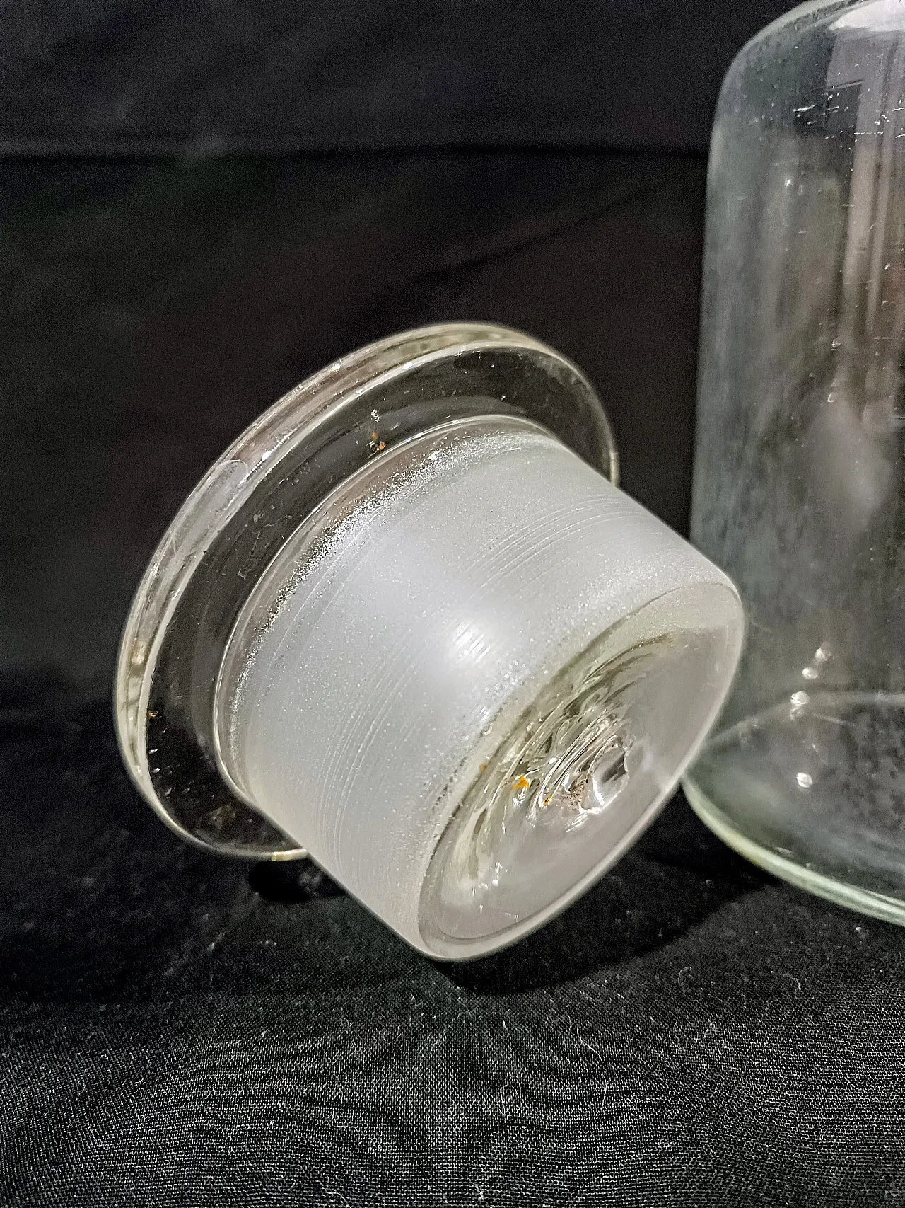 Vaso Farmacia Albarello Vetro Soffiato, primo '900 4