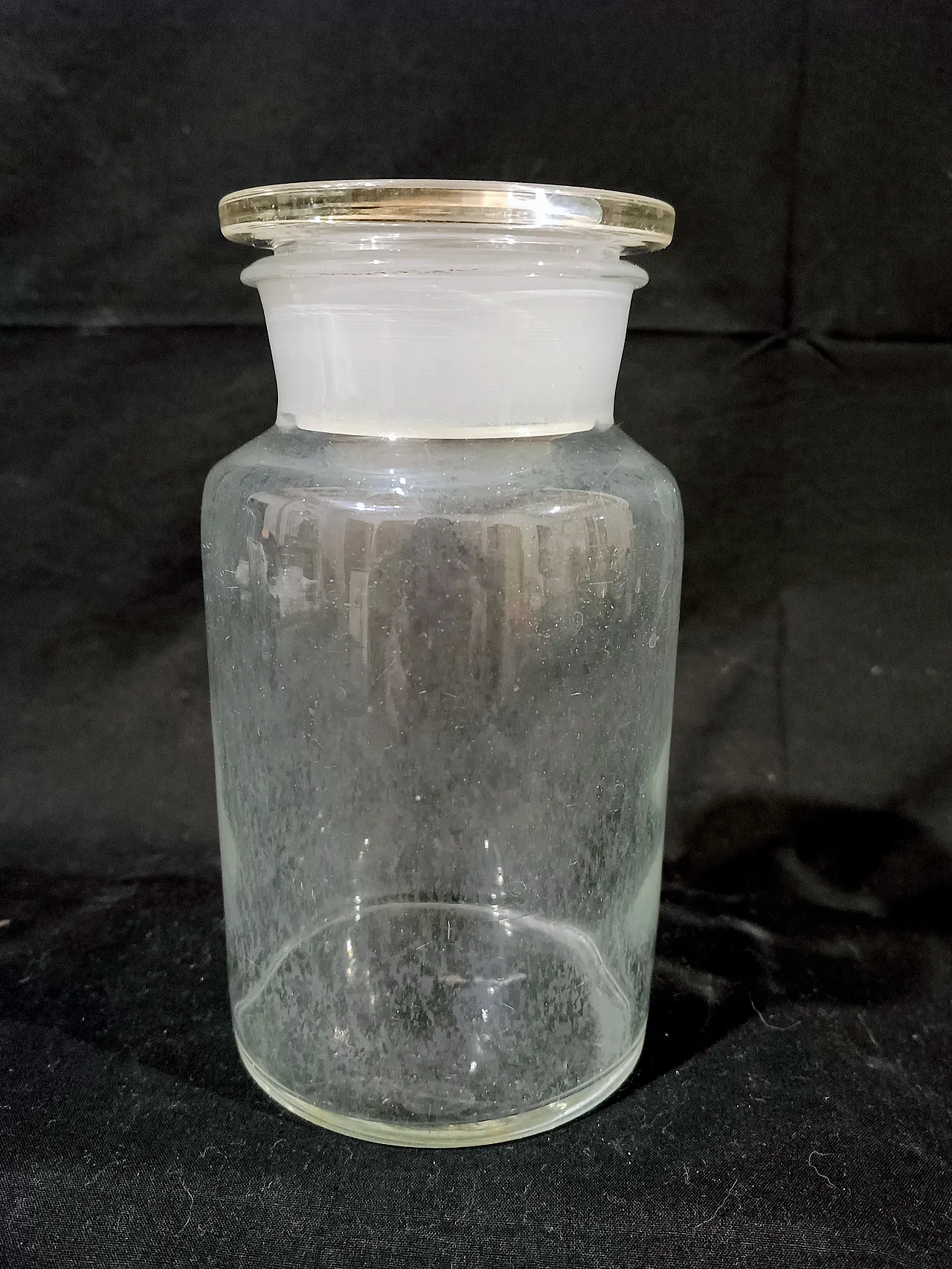 Vaso Farmacia Albarello Vetro Soffiato, primo '900 5