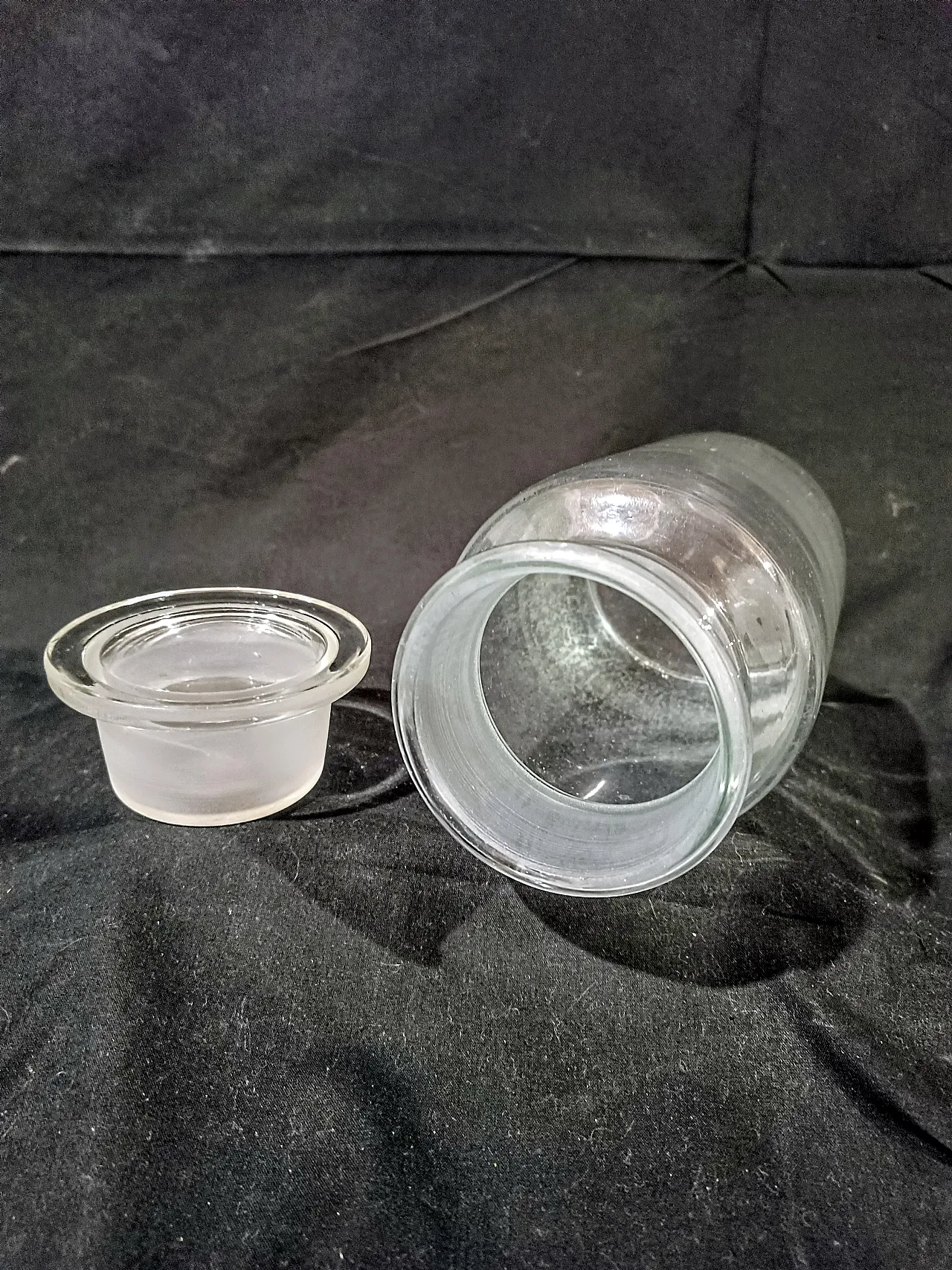 Vaso Farmacia Albarello Vetro Soffiato, primo '900 10