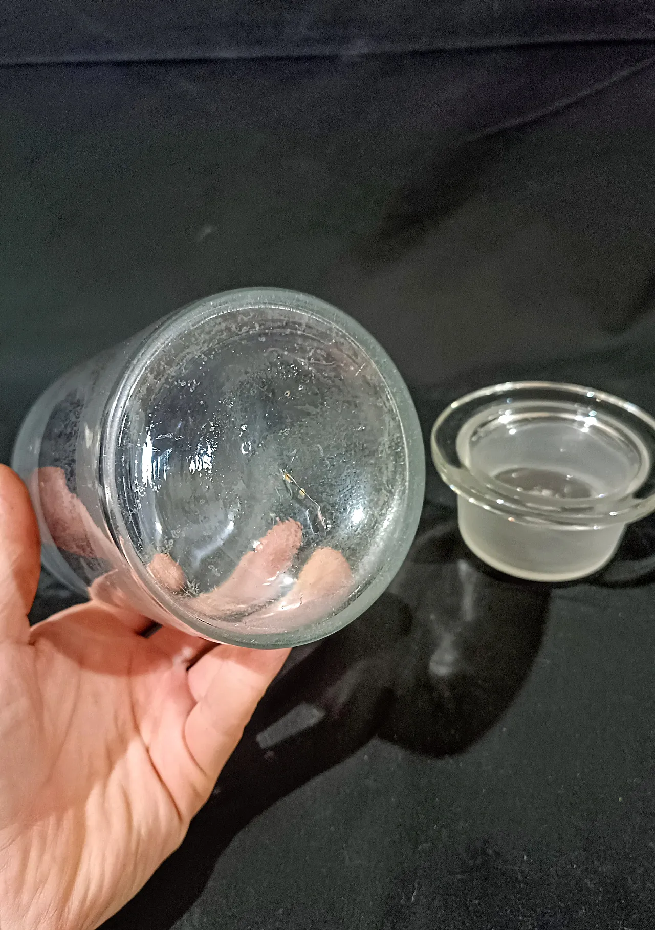 Vaso Farmacia Albarello Vetro Soffiato, primo '900 18