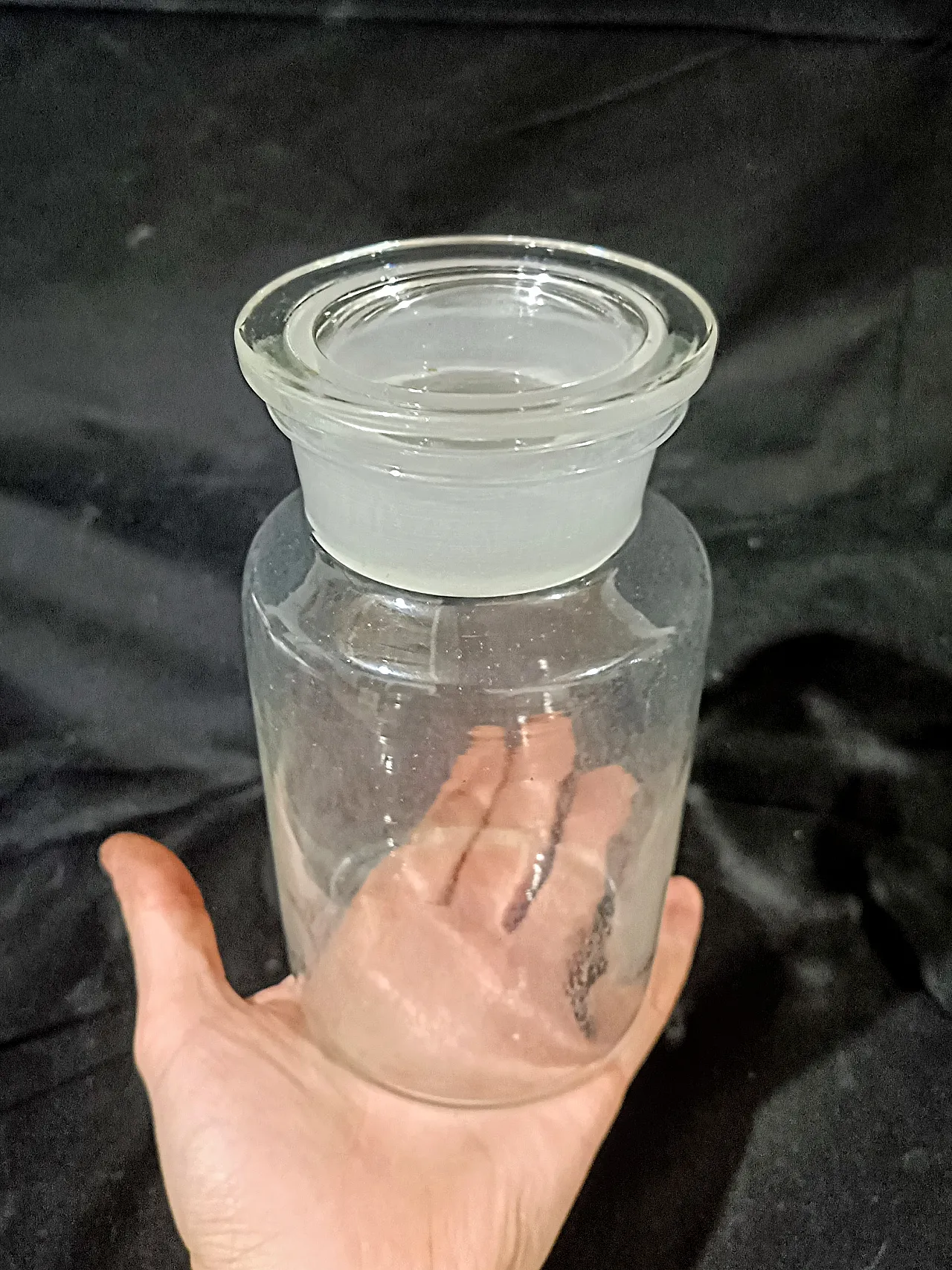 Vaso Farmacia Albarello Vetro Soffiato, primo '900 22