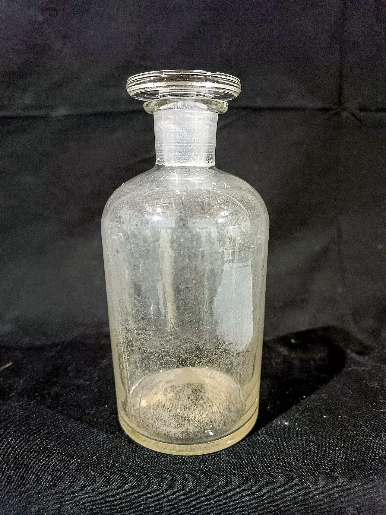 Vaso Farmacia Bottiglia Albarello Vetro Soffiato, primo '900 5