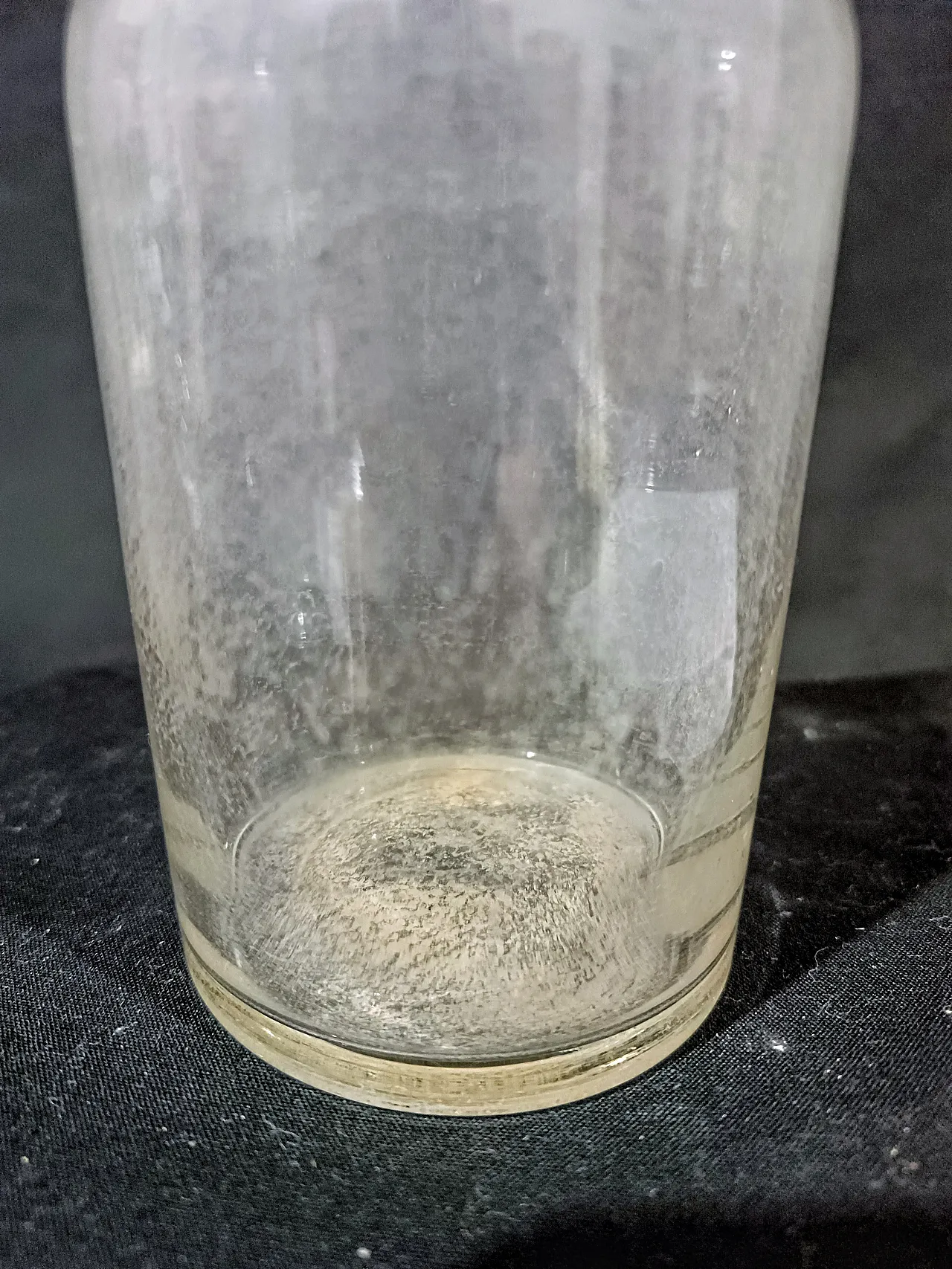 Vaso Farmacia Bottiglia Albarello Vetro Soffiato, primo '900 10