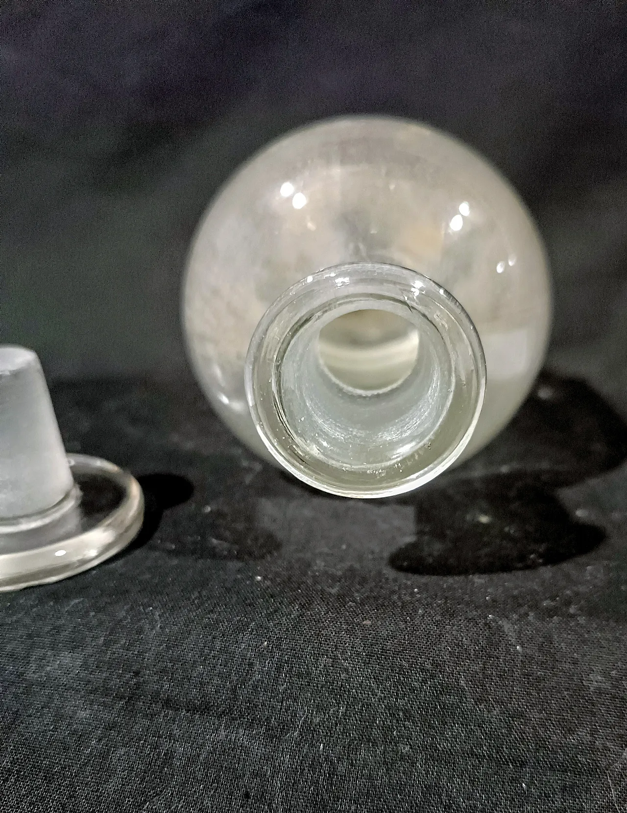 Vaso Farmacia Bottiglia Albarello Vetro Soffiato, primo '900 17