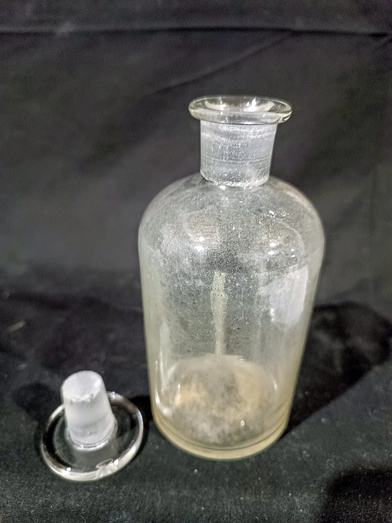 Vaso Farmacia Bottiglia Albarello Vetro Soffiato, primo '900 20