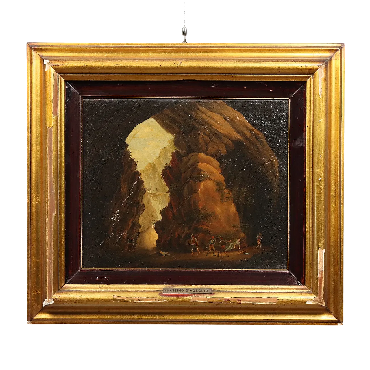 Olio su tela con cornice, '800 11