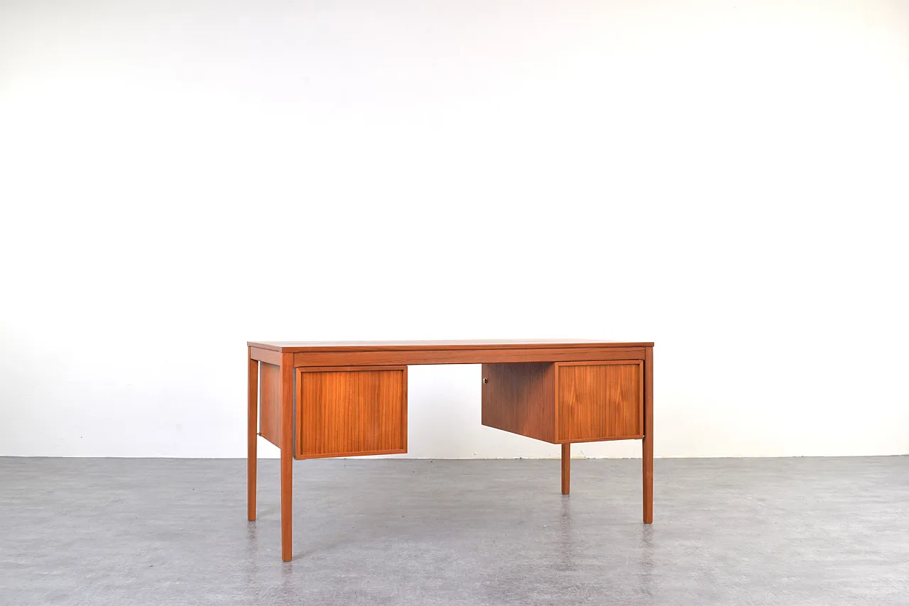 Mid-Century Teak Executive Desk by Torbjørn Afdal for Bruksbo, 1960s 7