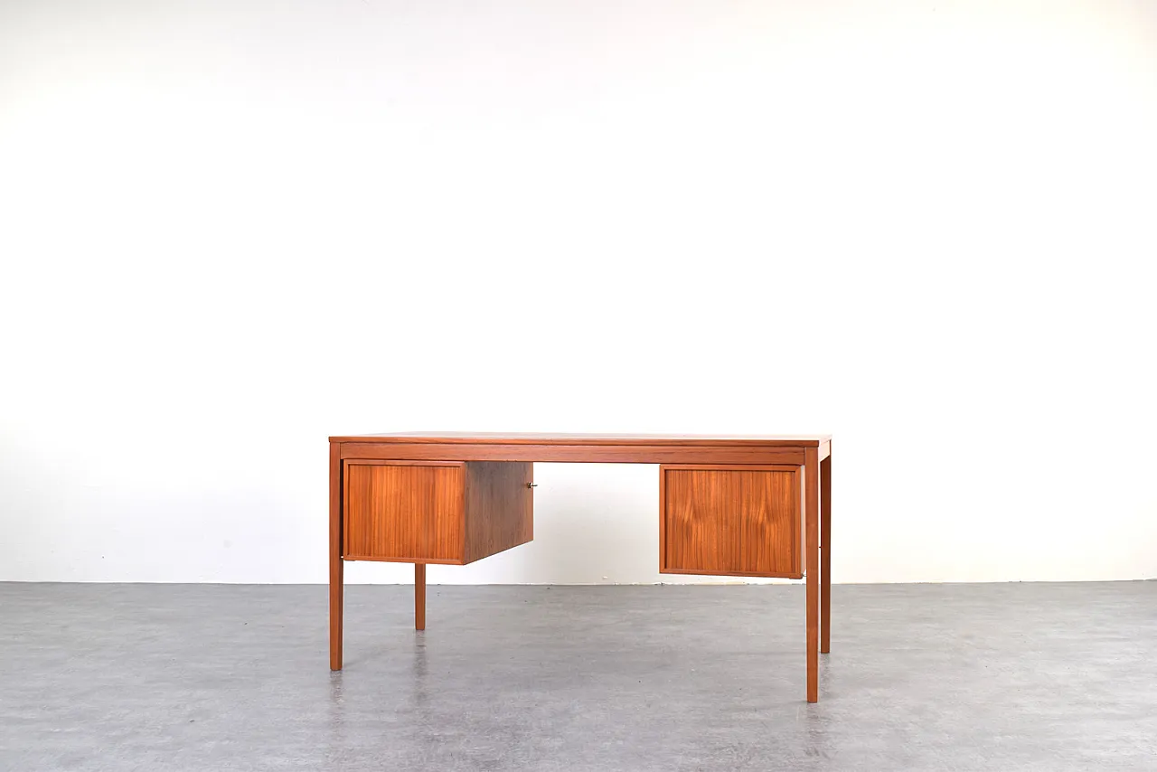 Mid-Century Teak Executive Desk by Torbjørn Afdal for Bruksbo, 1960s 8