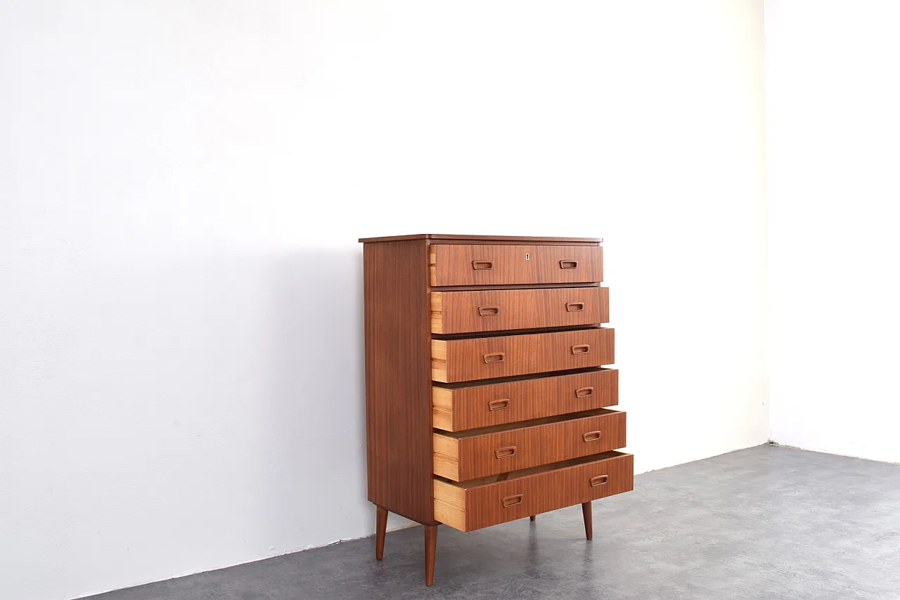 Mid-Century Danish Teak Chest of Drawers, 1960s 8