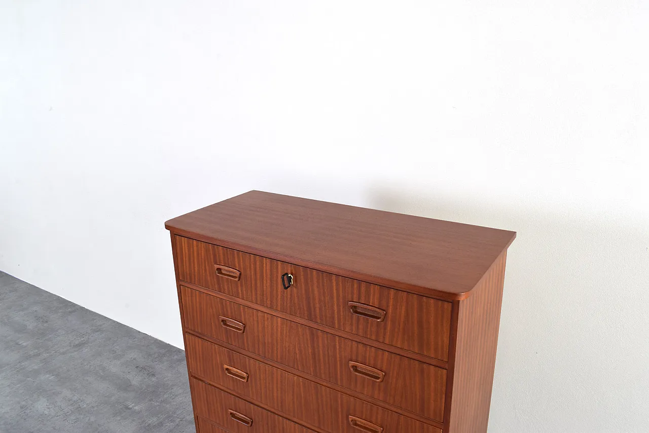 Mid-Century Danish Teak Chest of Drawers, 1960s 10