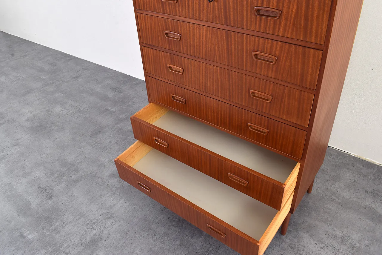 Mid-Century Danish Teak Chest of Drawers, 1960s 13