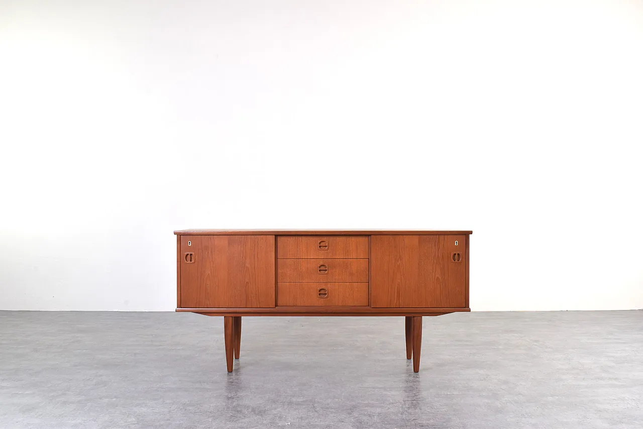 Mid-Century Danish Teak Sideboard, 1960s. 1