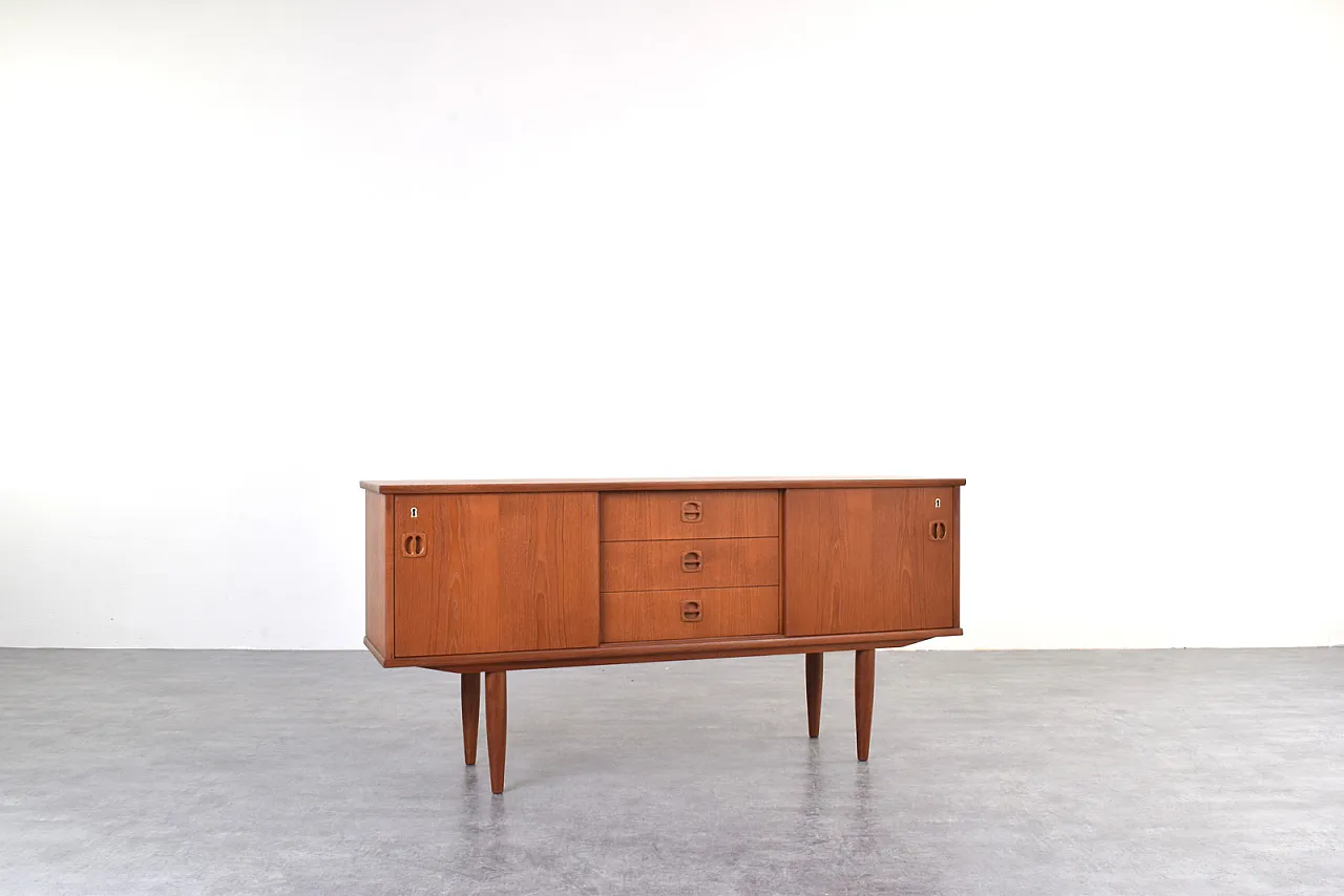 Mid-Century Danish Teak Sideboard, 1960s. 4