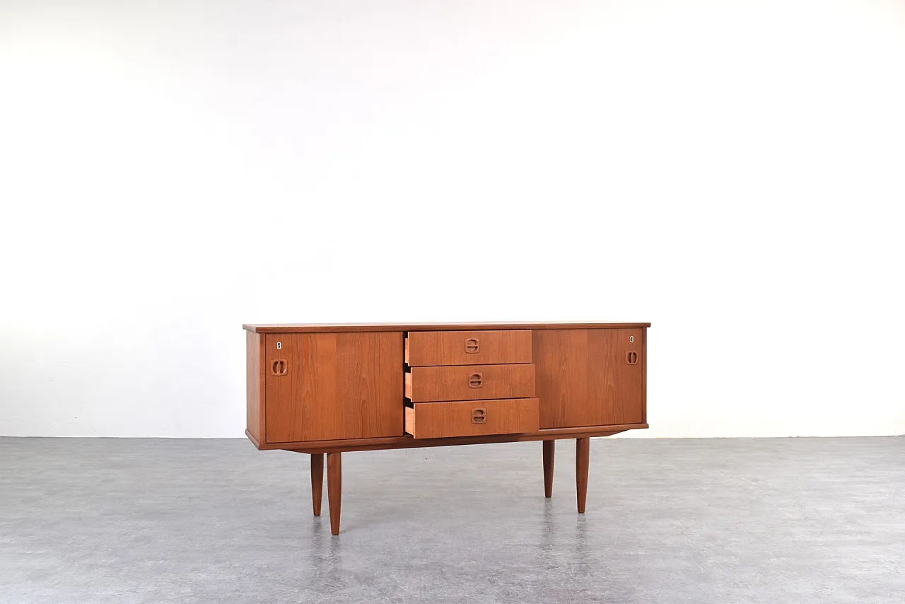 Mid-Century Danish Teak Sideboard, 1960s. 6