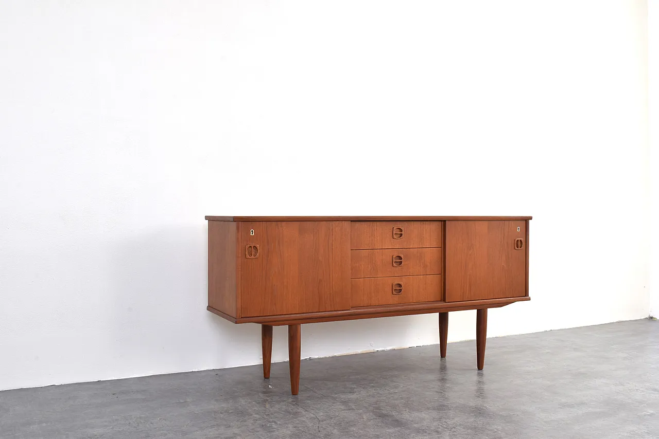 Mid-Century Danish Teak Sideboard, 1960s. 9