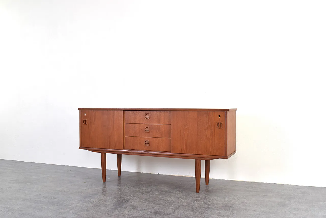 Mid-Century Danish Teak Sideboard, 1960s. 10