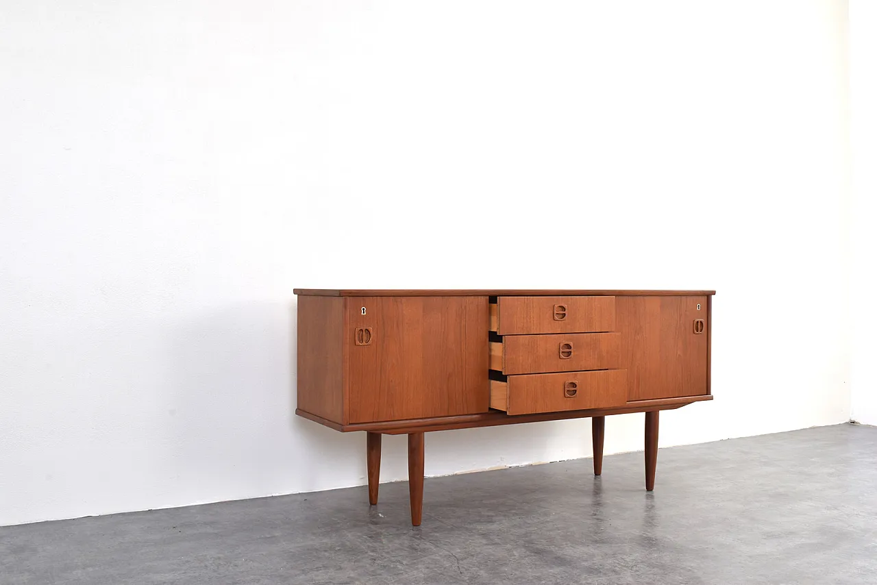 Mid-Century Danish Teak Sideboard, 1960s. 11