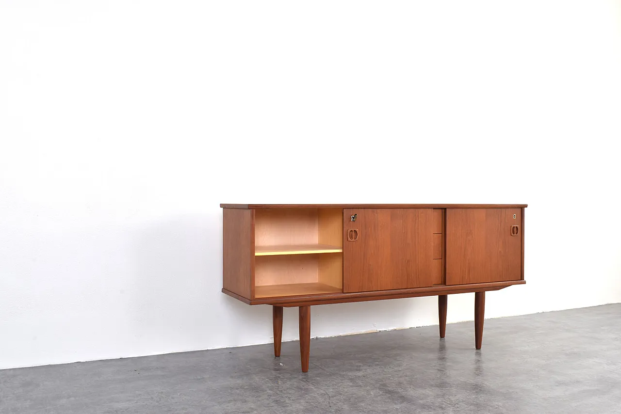 Mid-Century Danish Teak Sideboard, 1960s. 13