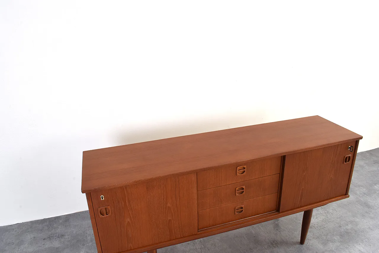 Mid-Century Danish Teak Sideboard, 1960s. 15