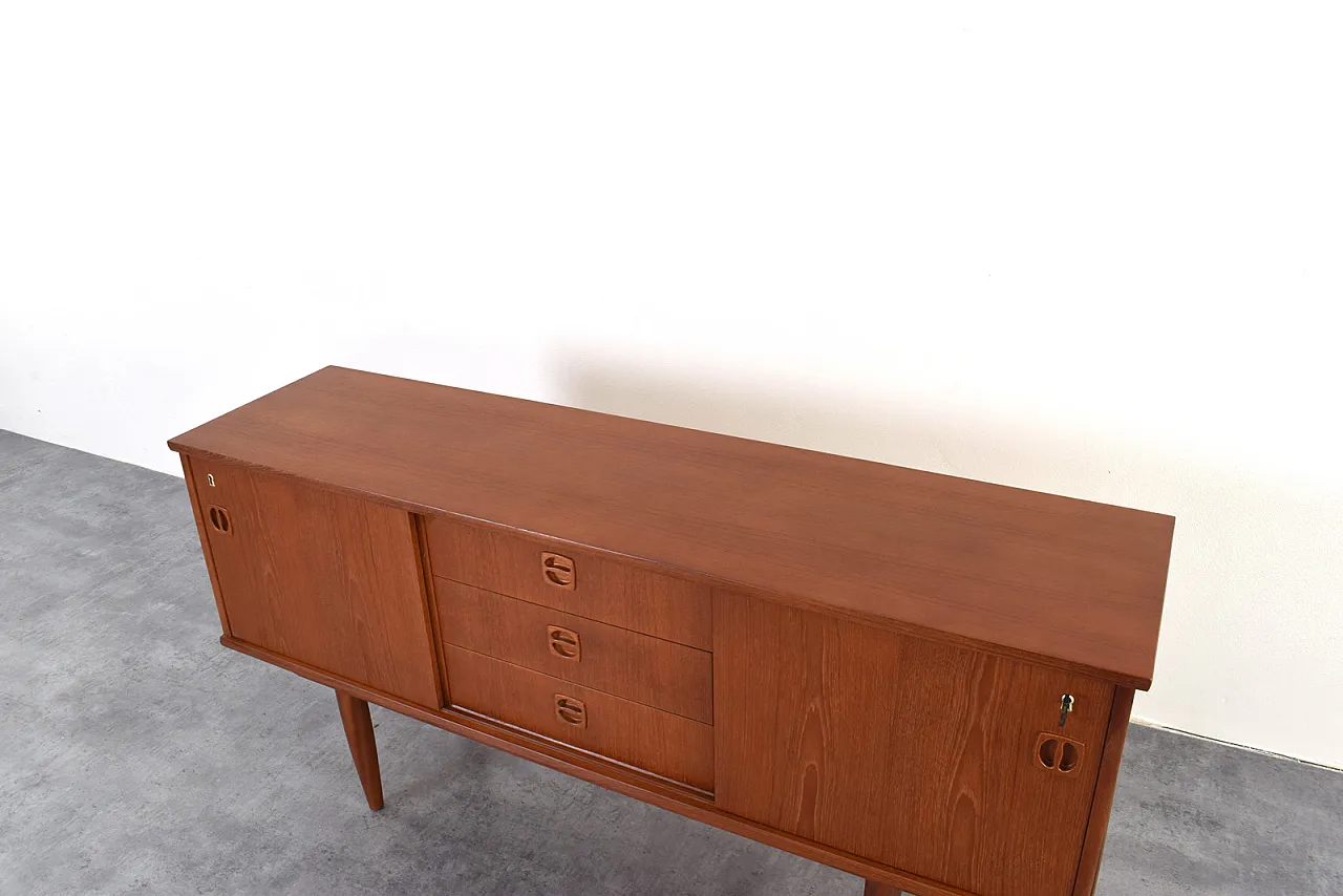 Mid-Century Danish Teak Sideboard, 1960s. 16