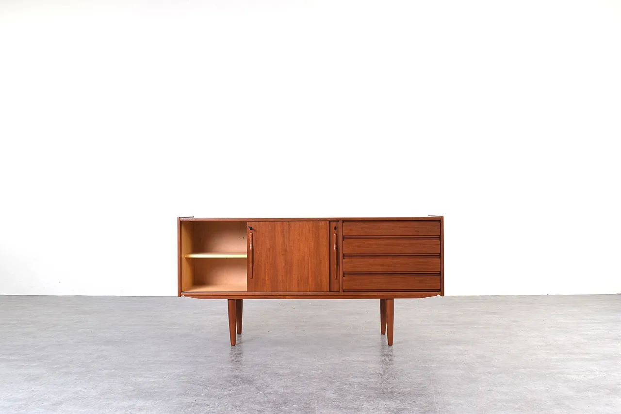 Mid-Century Danish Teak Sideboard, 1960s 2