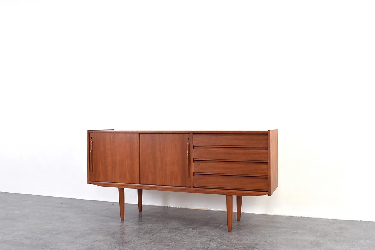 Mid-Century Danish Teak Sideboard, 1960s 10