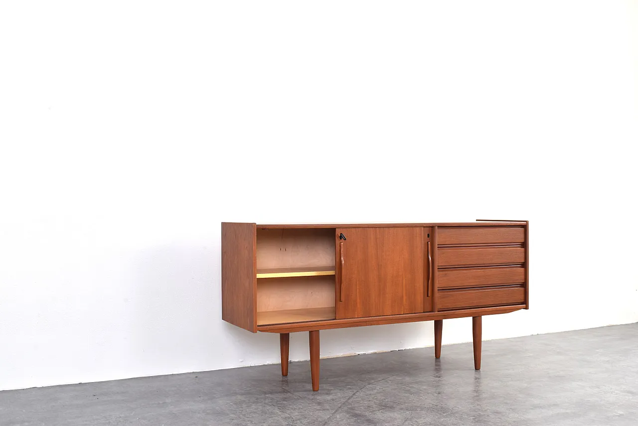 Mid-Century Danish Teak Sideboard, 1960s 11