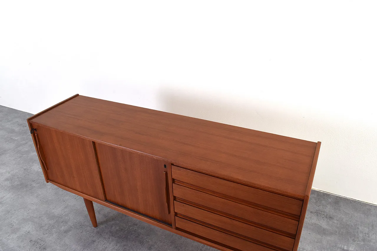 Mid-Century Danish Teak Sideboard, 1960s 15