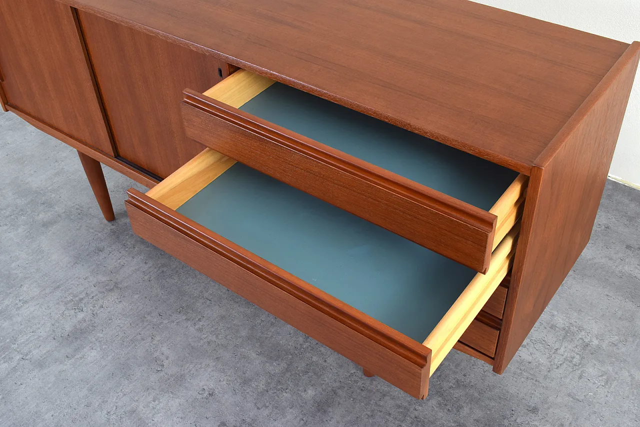 Mid-Century Danish Teak Sideboard, 1960s 16