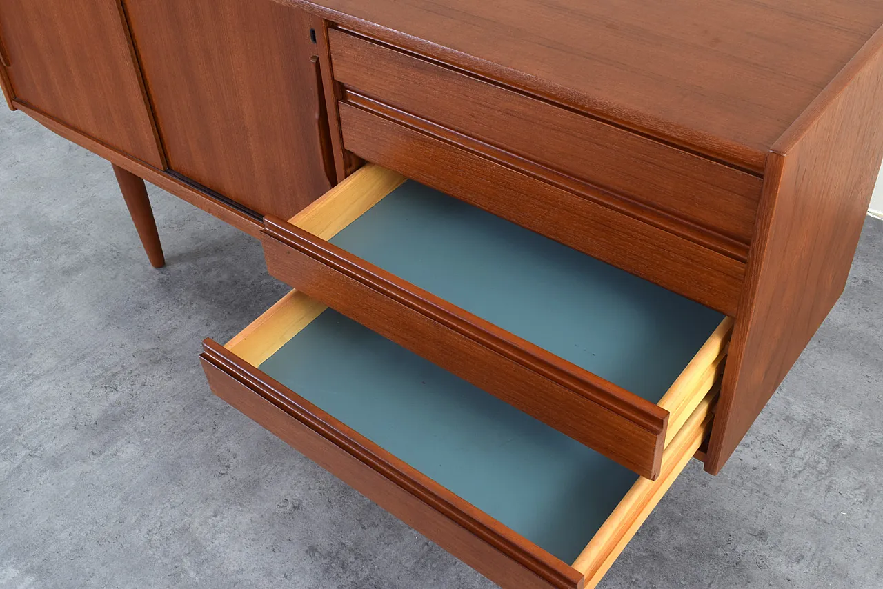 Mid-Century Danish Teak Sideboard, 1960s 17