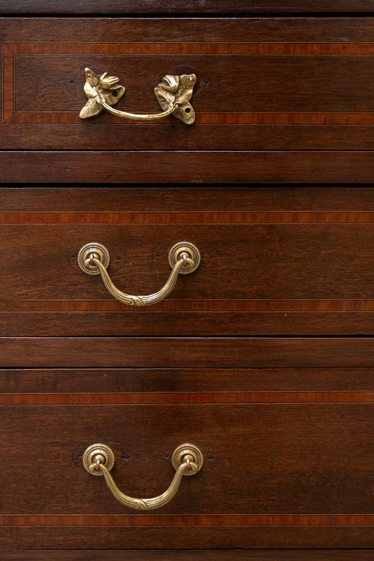 Ribalta inglese in stile Giorgio IV in legno, fine '800 8