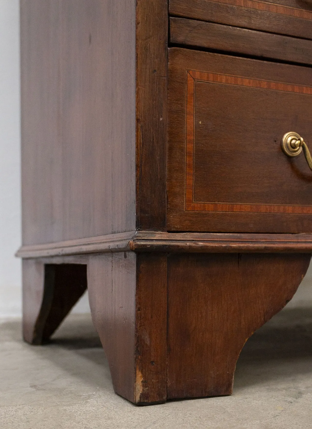 Ribalta inglese in stile Giorgio IV in legno, fine '800 18