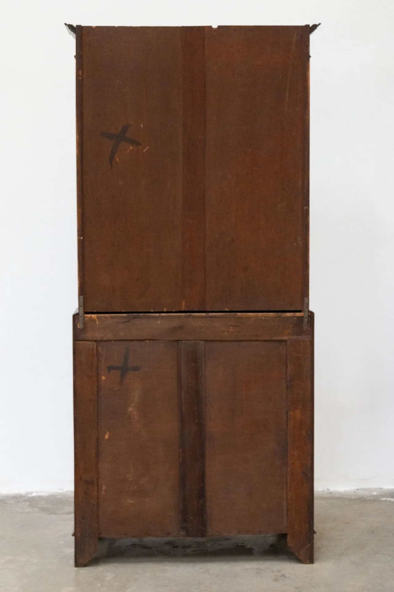 Ribalta inglese in stile Giorgio IV in legno, fine '800 19