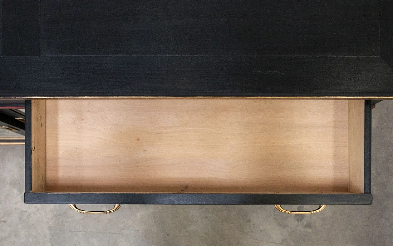 Mobile bar in legno di pero e teak, '900 3