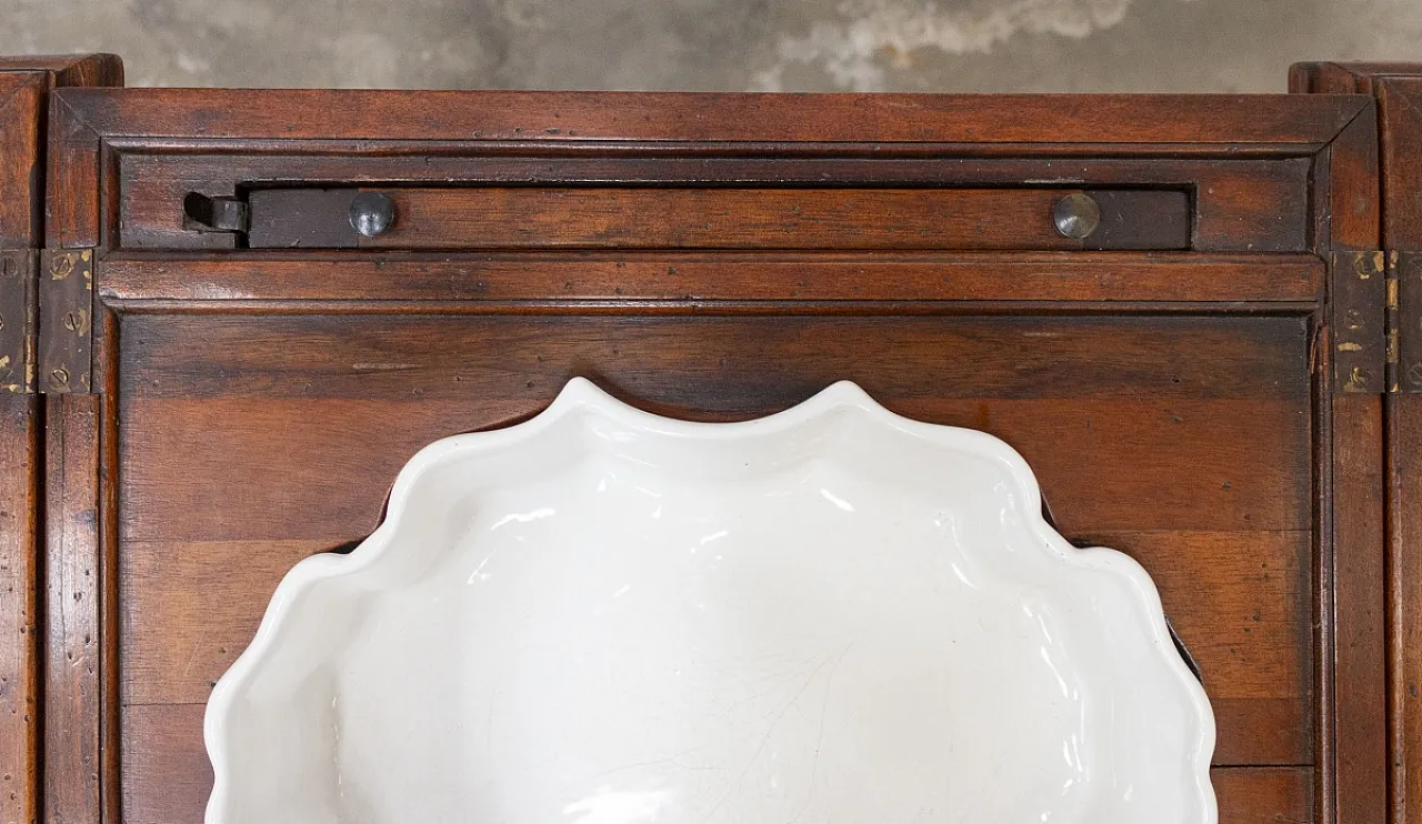 Toletta in legno di noce, '700 9