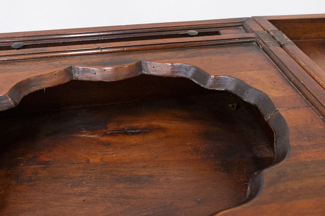 Toletta in legno di noce, '700 12