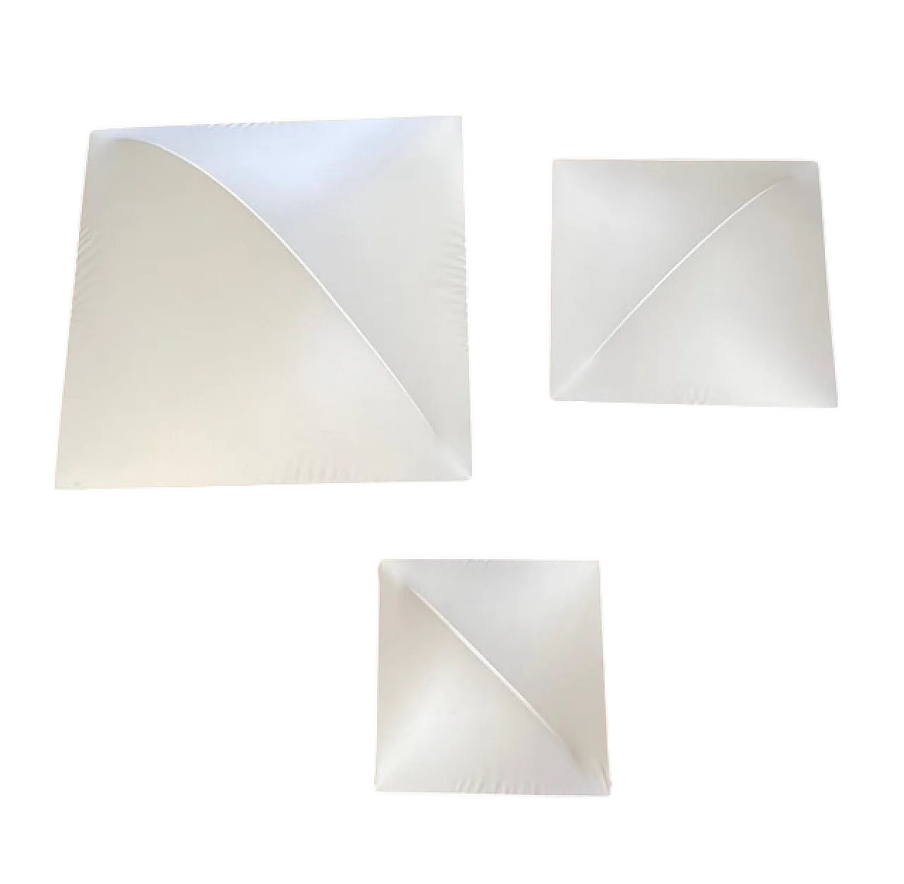 3 square sconces Kazuhide Takahama style for Sirrah, 70s 8