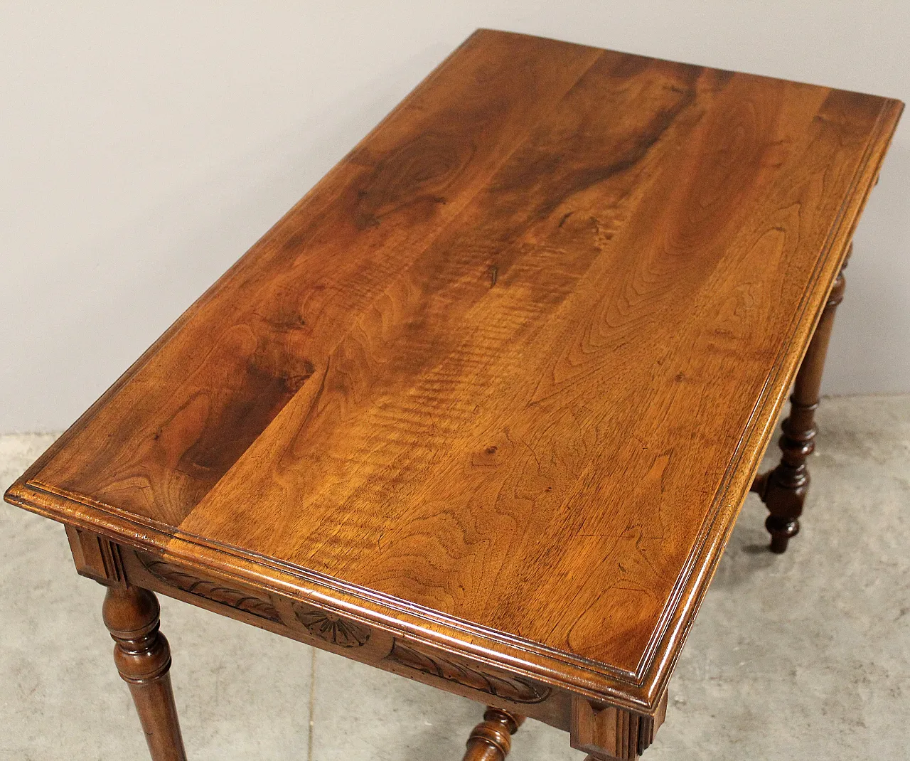 19th century walnut writing desk 9