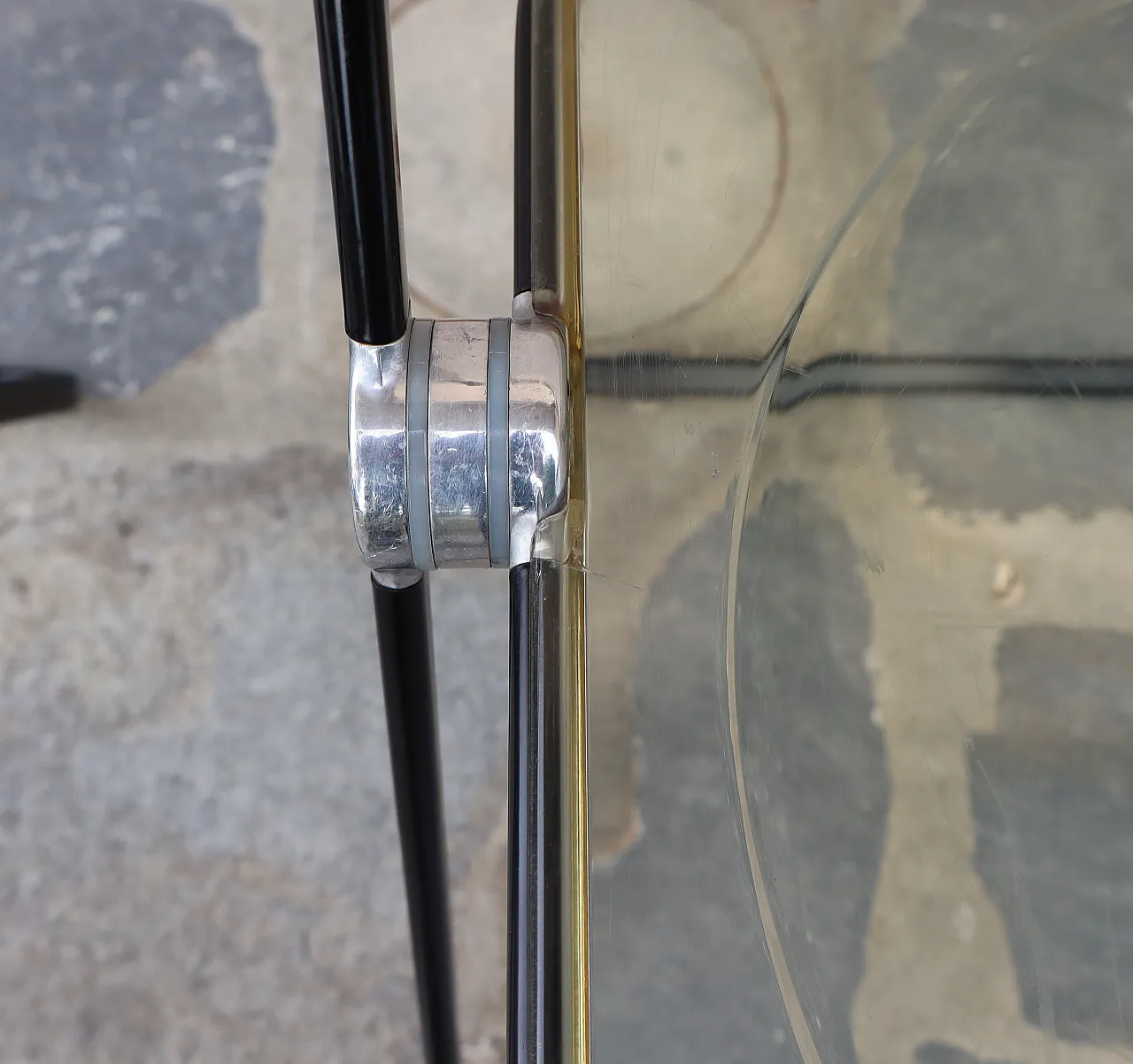 6 Plia chairs in steel and polypropylene by Giancarlo Piretti, 70s 5