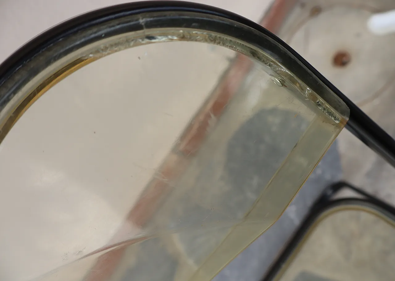 6 Plia chairs in steel and polypropylene by Giancarlo Piretti, 70s 8