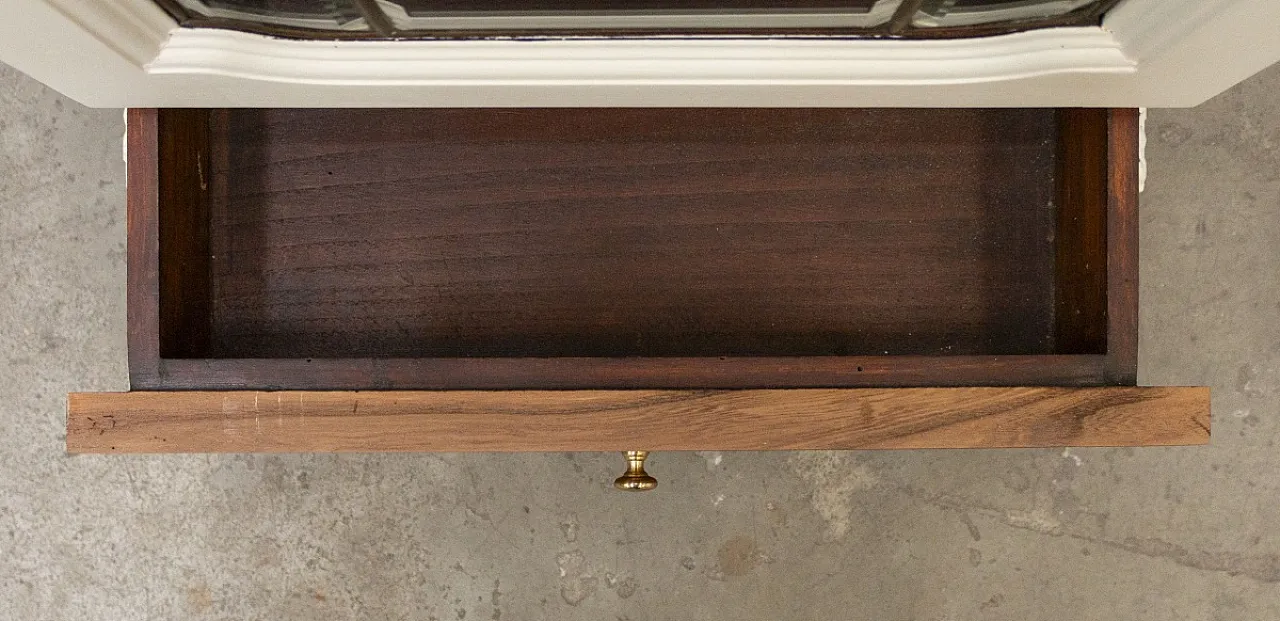 Mobiletto a vetrinetta in rovere massello, '900 7