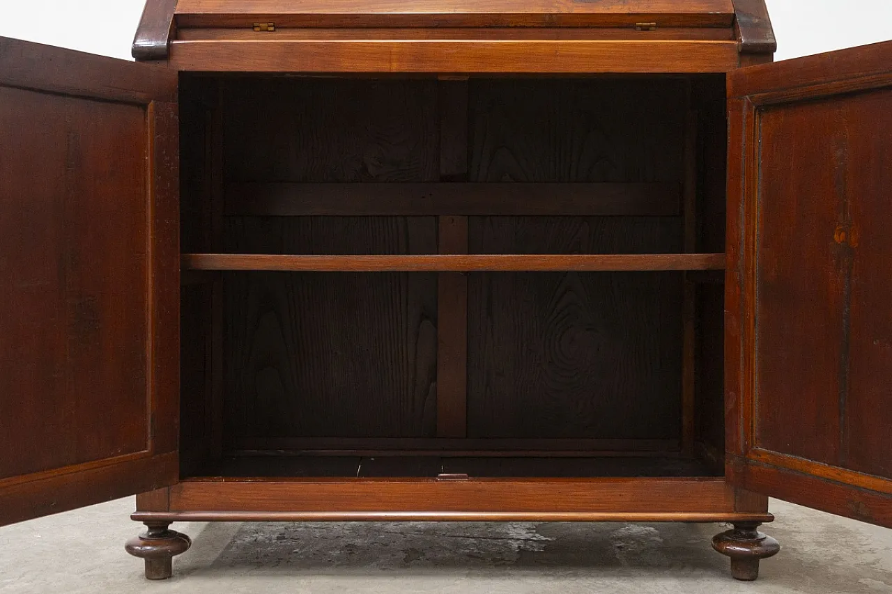 Ribalta in legno di noce massello, '900 4