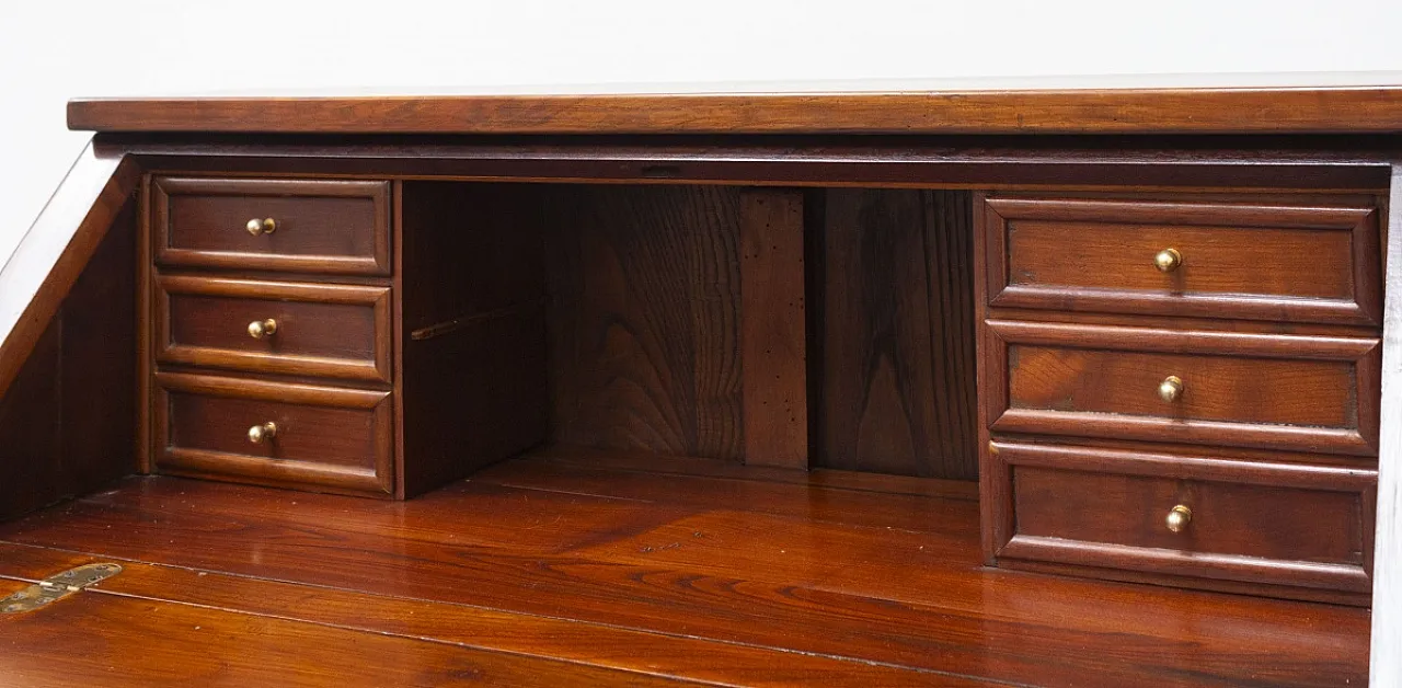 Ribalta in legno di noce massello, '900 6