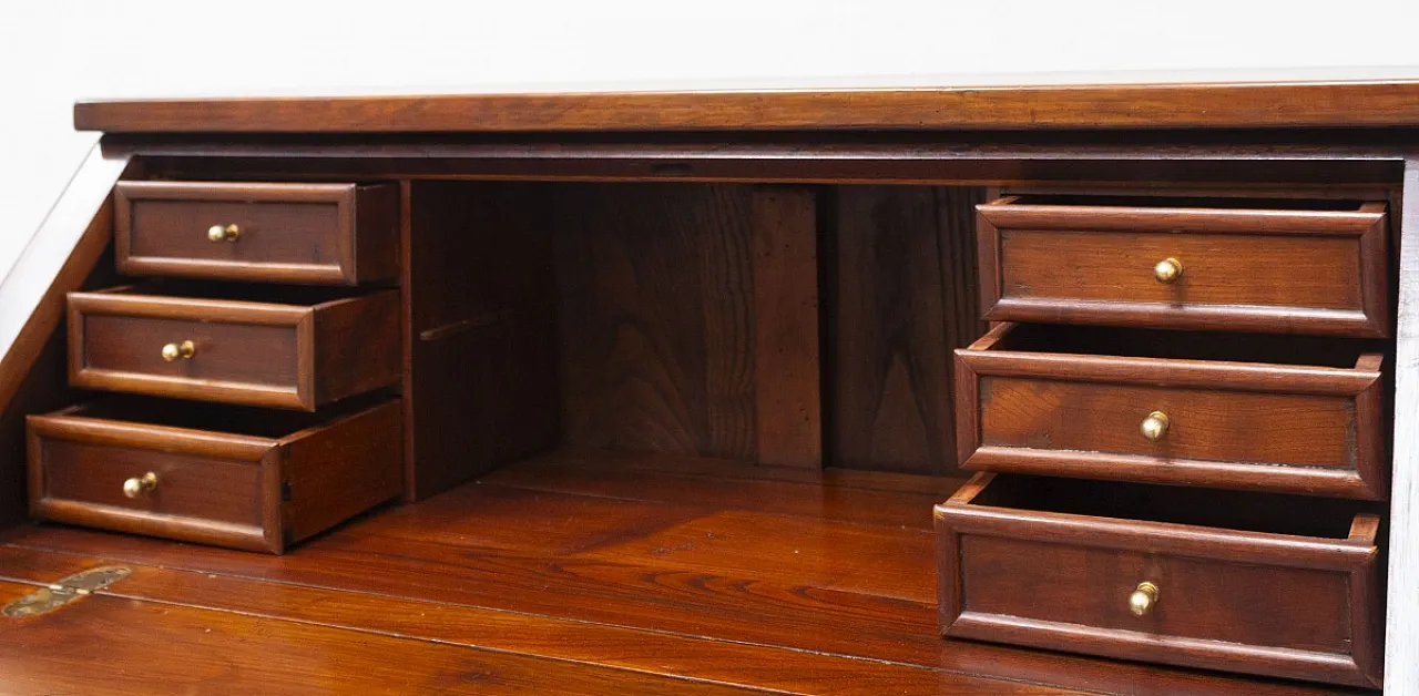 Ribalta in legno di noce massello, '900 7