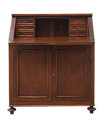 Ribalta in legno di noce massello, '900