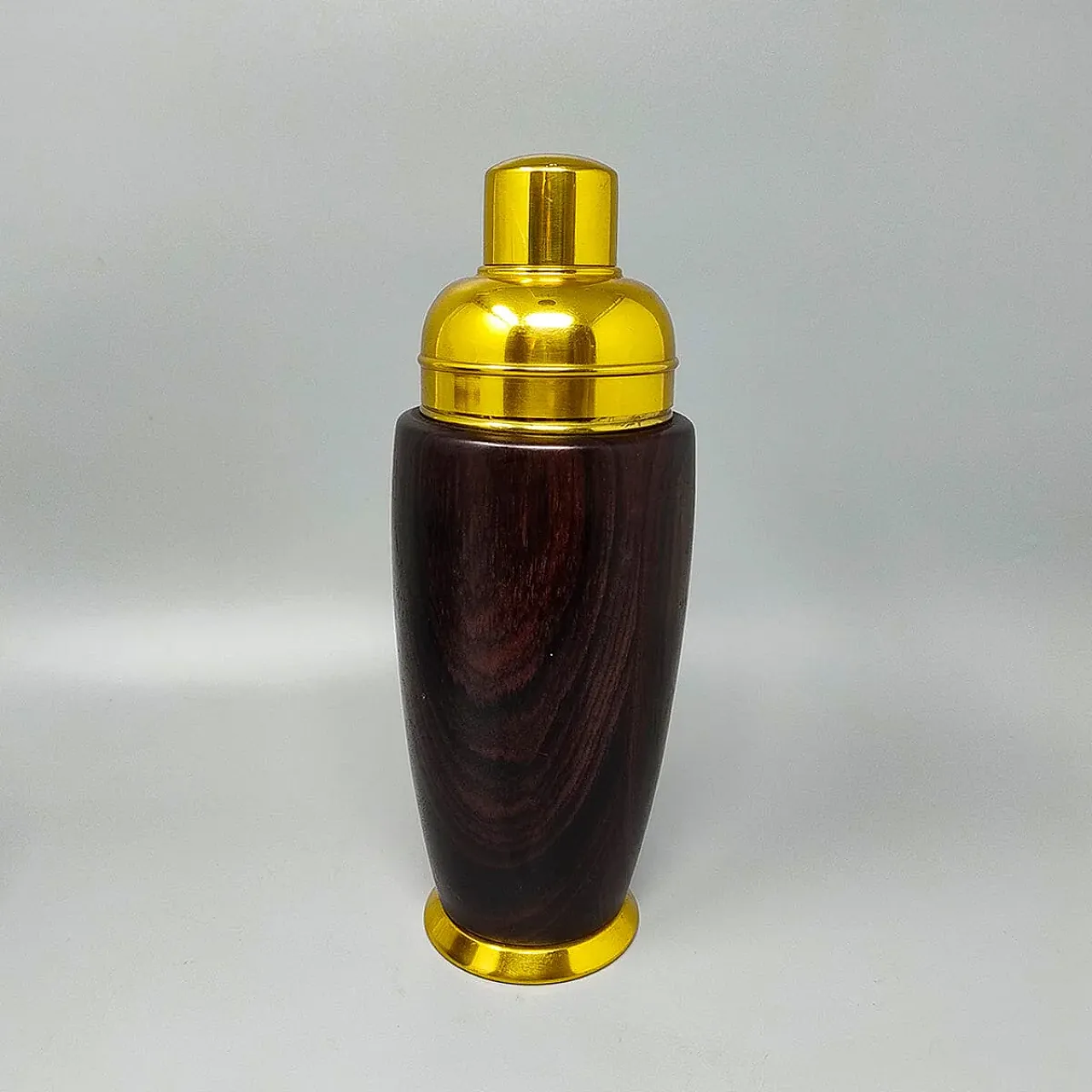 Shaker da cocktail con secchiello il ghiaccio di Aldo Tura, anni '70 2