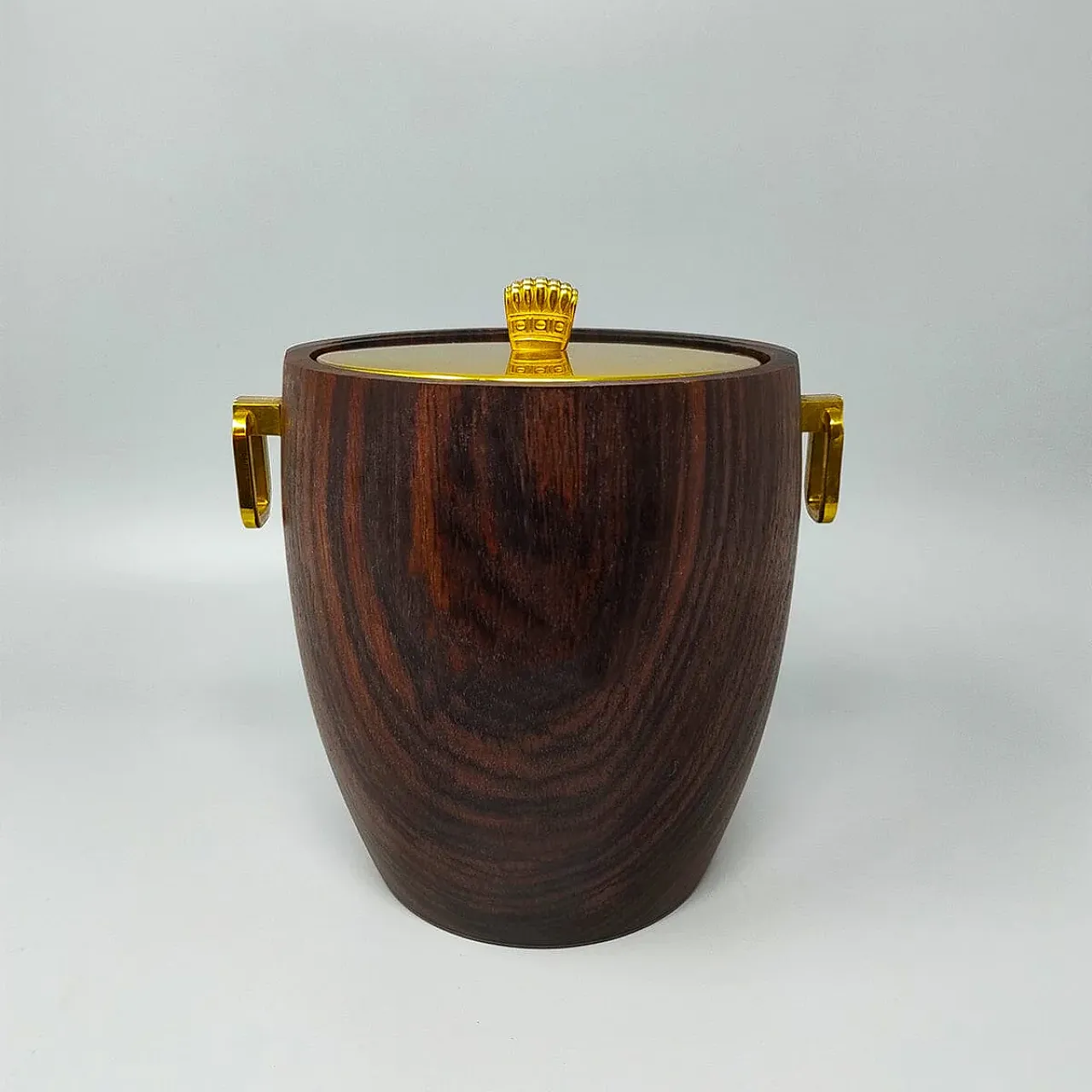 Shaker da cocktail con secchiello il ghiaccio di Aldo Tura, anni '70 5