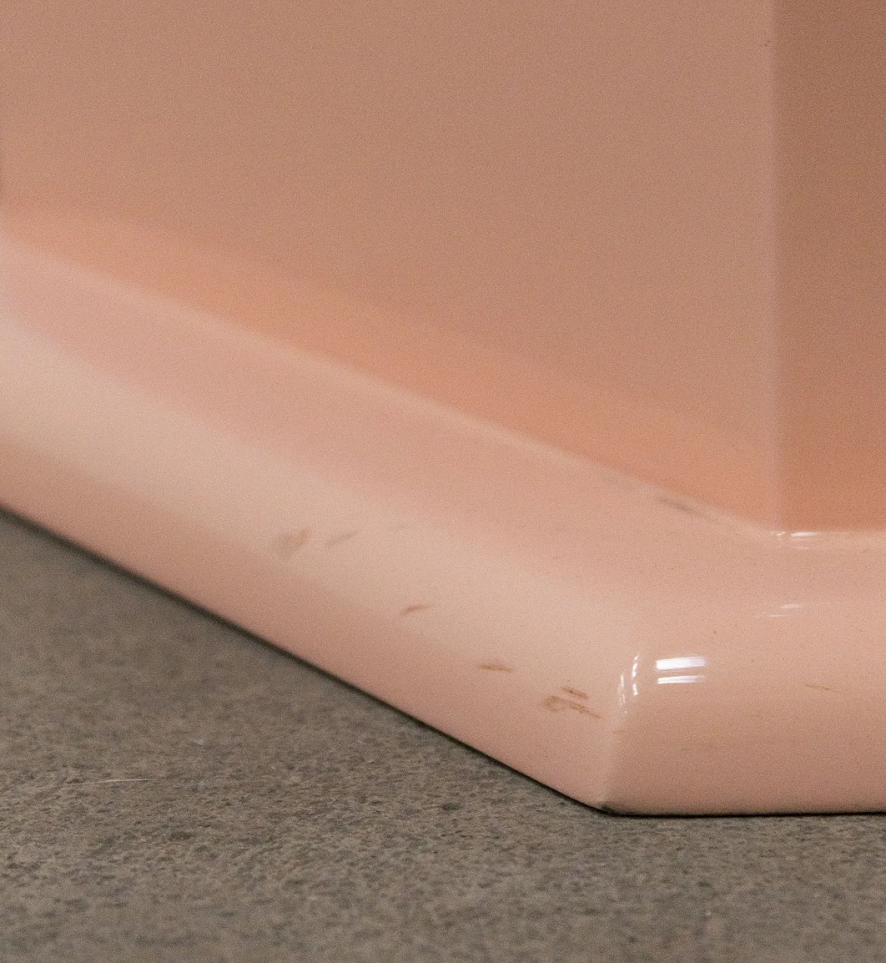 Hexagonal pink coffee table, 20th century 7