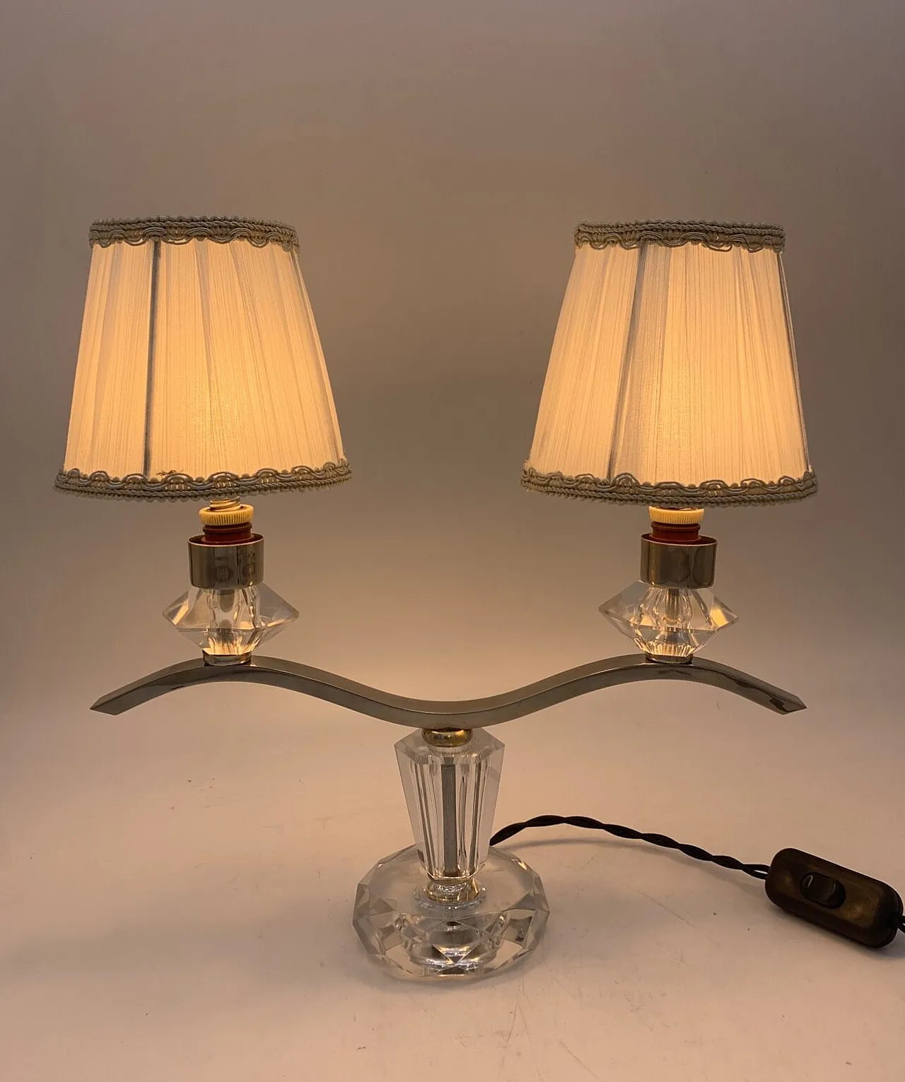 Pair of Murano glass table lamps, 1930s 3