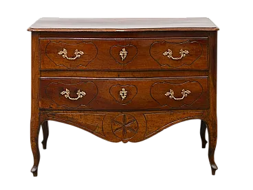 Comò in noce stile Luigi XVI, fine '700